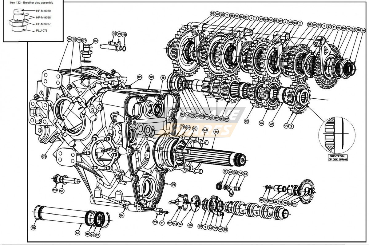 REARCASE ASSY Diagram